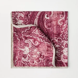 Double face silk pocket square