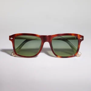 Rectangular acetate sunglasses