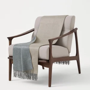 Silk double cloth throw