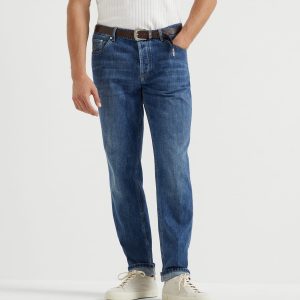 Lightweight denim trousers