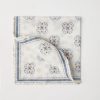 Linen and silk pocket square