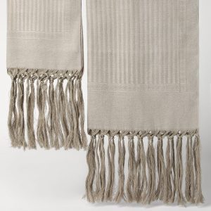 Pair of chevron towels
