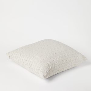 Large knit cushion