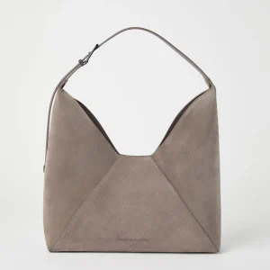 Suede calfskin BC Duo Hobo bag