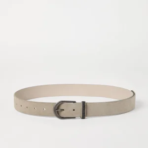 Suede belt