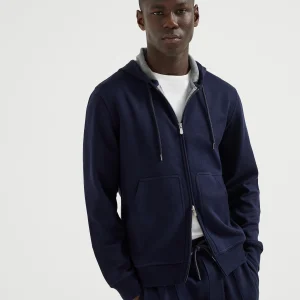 Double cloth sweatshirt