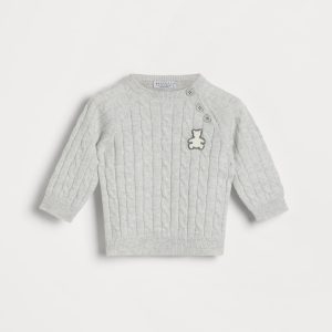 Bernie Baby cable knit sweater
