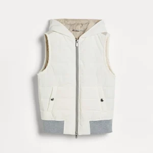 Bonded taffeta vest
