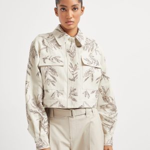 Flora Embroidery outerwear