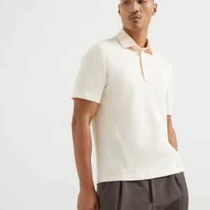 Piqu?? polo shirt