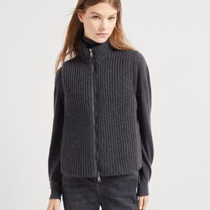 Cashmere down vest