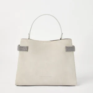 Suede Top-Handle Essence bag