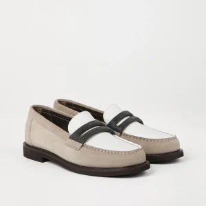 Suede Penny loafer