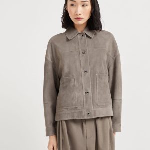 Couture suede jacket