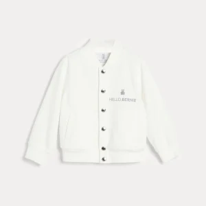 Bomber-style sweatshirt