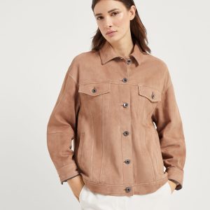 Couture suede jacket