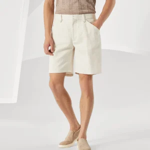 Chevron Bermuda shorts