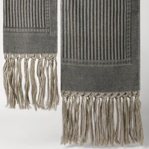 Pair of chevron towels