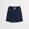 French terry Bermuda shorts