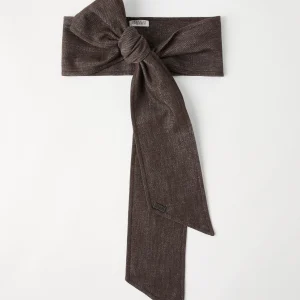 No-fade denim foulard