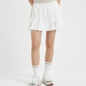 Miniskirt with Tennis Logo