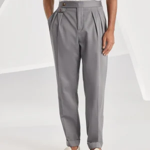 Gabardine trousers
