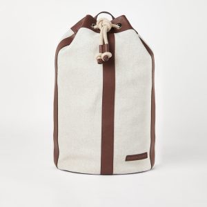 Water-resistant drawstring backpack