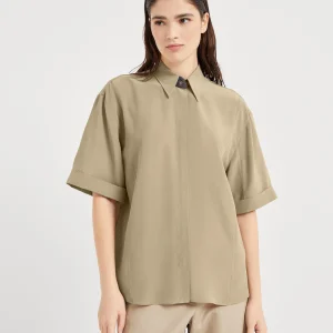 Cr??pe de Chine shirt