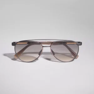 Aviator titanium sunglasses