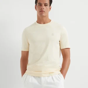 Jersey T-shirt with logo