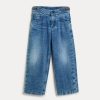 Soft denim trousers