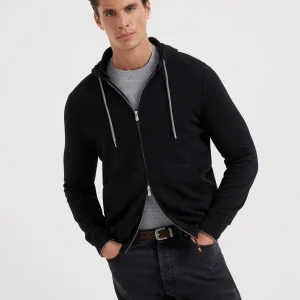 Sweatshirt-style cardigan