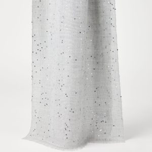Cashmere and silk Diamond yarn scarf