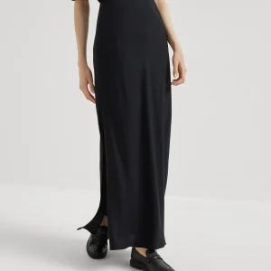 Bias-cut skirt