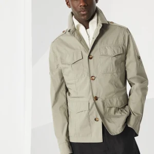 Water-resistant safari jacket