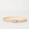 Braided two-tone  belt