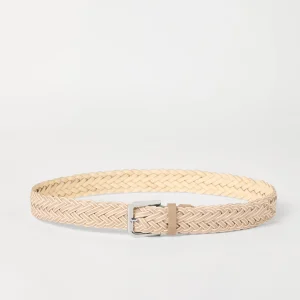 Braided two-tone  belt