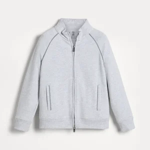 High-neck sweatshirt