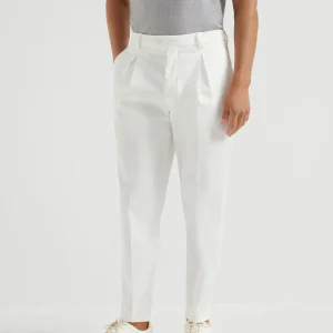 Comfort gabardine trousers