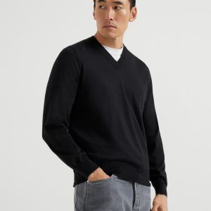 Cashmere and silk sweater
