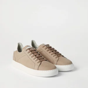 Nubuck calfskin sneakers