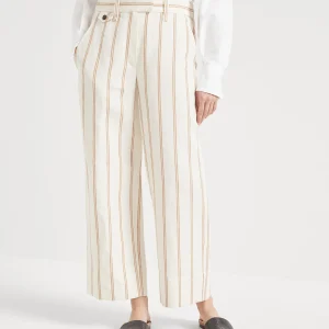 Regimental panama trousers