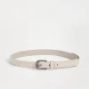 Suede belt