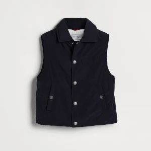 Padded vest with Surf graphic
