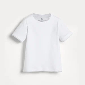 T-shirt with faux-layering
