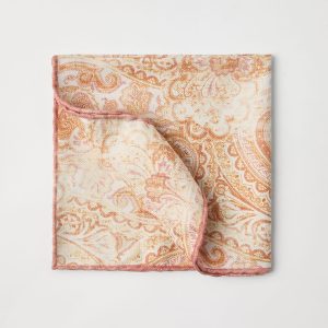 Double face silk pocket square