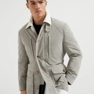 Water-resistant parka