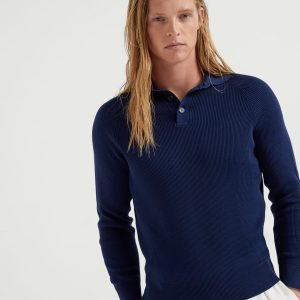 Polo-style sweater