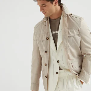 Water-resistant safari jacket