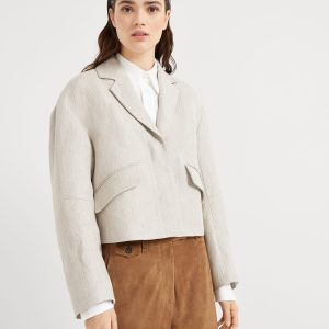 Outerwear with monili